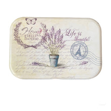 Cargar imagen en el visor de la galería, Cajita “lavandas” de hojalata