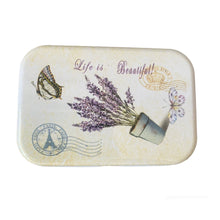 Cargar imagen en el visor de la galería, Cajita “lavandas” de hojalata