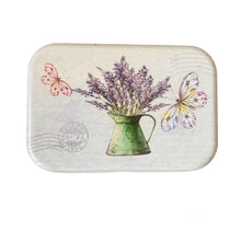 Cargar imagen en el visor de la galería, Cajita “lavandas” de hojalata