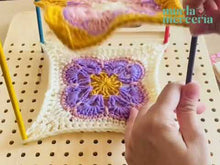 Cargar y reproducir el video en el visor de la galería, Tabla Bloqueadora Granny Square