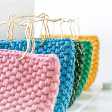 Cargar imagen en el visor de la galería, Set asas metálicas diseño gatito