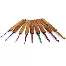 Cargar imagen en el visor de la galería, Set Crochet Mango De Bambú