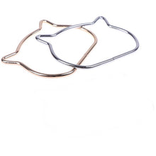 Cargar imagen en el visor de la galería, Set asas metálicas diseño gatito