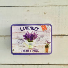 Cargar imagen en el visor de la galería, Cajita hojalata vintage