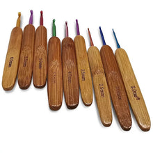 Cargar imagen en el visor de la galería, Set Crochet Mango De Bambú