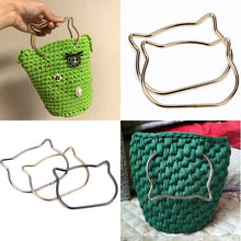 Cargar imagen en el visor de la galería, Set asas metálicas diseño gatito