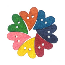 Cargar imagen en el visor de la galería, Botón diseño corazón rústico
