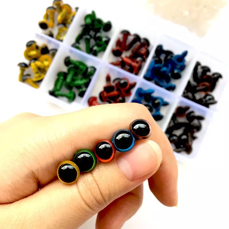 Ojitos de seguridad de colores