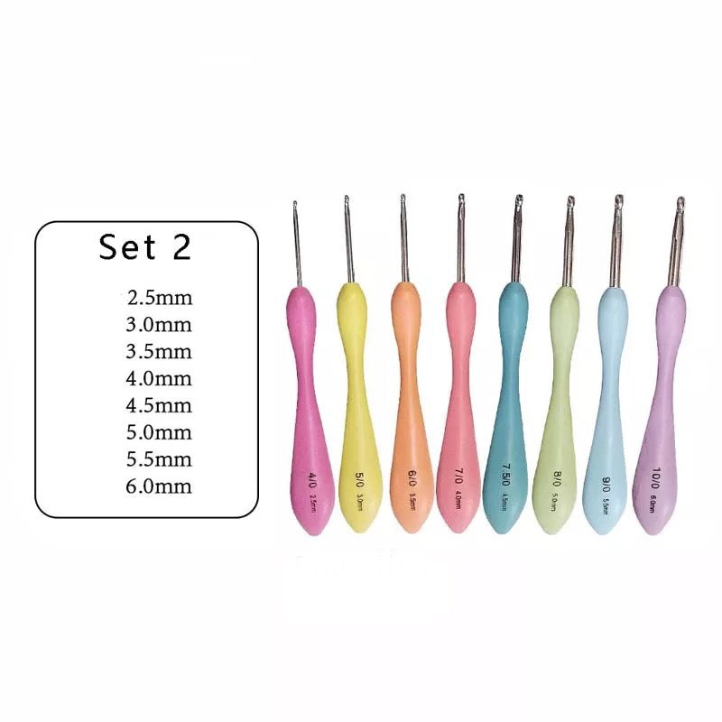 Set Crochet Pastel