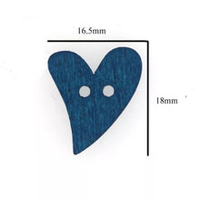 Cargar imagen en el visor de la galería, Botón diseño corazón rústico
